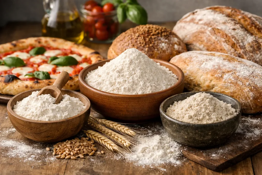 Przewodnik po włoskich mąkach do pizzy i chleba
