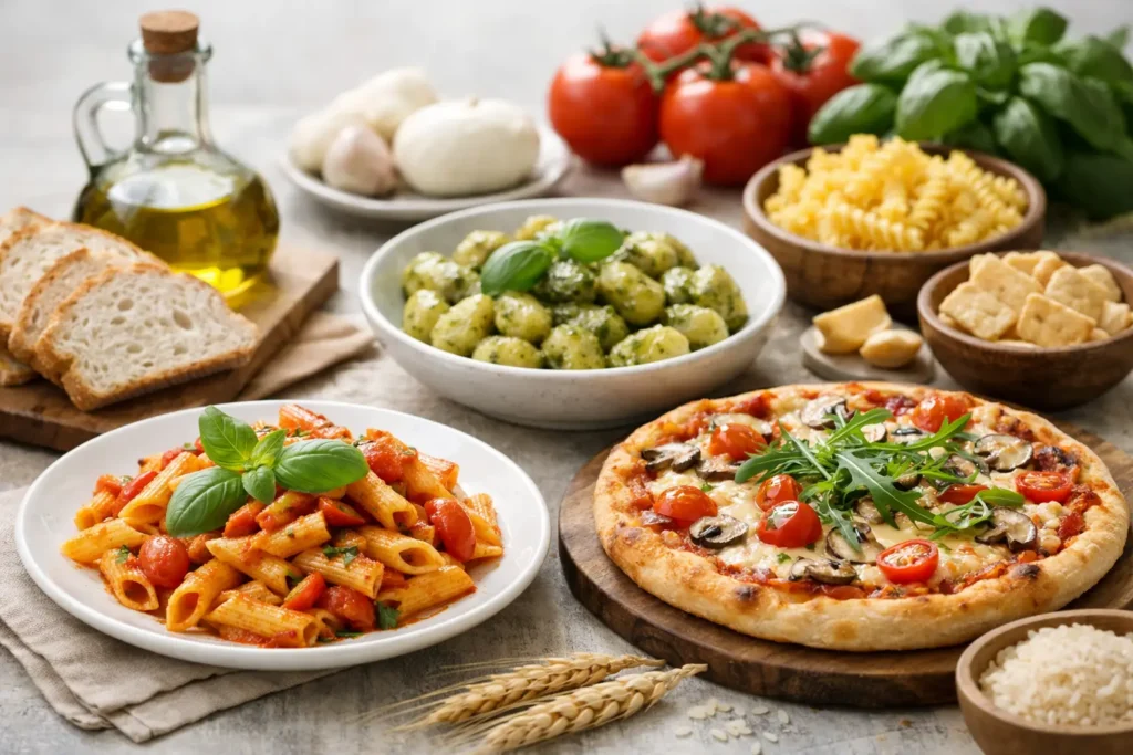 Produkty bezglutenowe kuchni włoskiej na co dzień