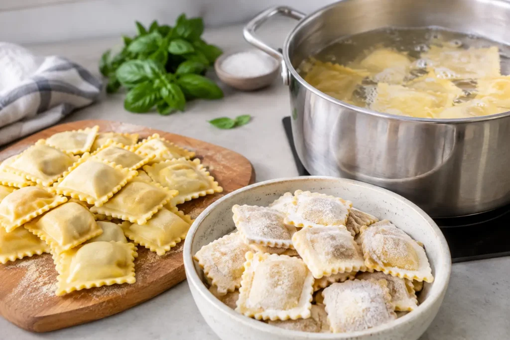 Ile gotować ravioli? Czas dla świeżych i mrożonych